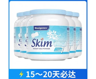 【快线】【新西兰直邮包邮】Maxigenes 美可卓 脱脂成人牛奶粉 1公斤x6罐/箱【收件人身份证必须上传】【新疆、西藏、内蒙古、青海、宁夏、海南、甘肃,需加收运费】 【快线】【新西兰直邮包邮】Maxigenes 美可卓 脱脂成人牛奶粉 1公斤x6罐/箱【收件人身份证必须上传】【新疆、西藏、内蒙古、青海、宁夏、海南、甘肃,需加收运费】